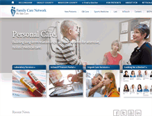 Tablet Screenshot of familycarenetwork.com